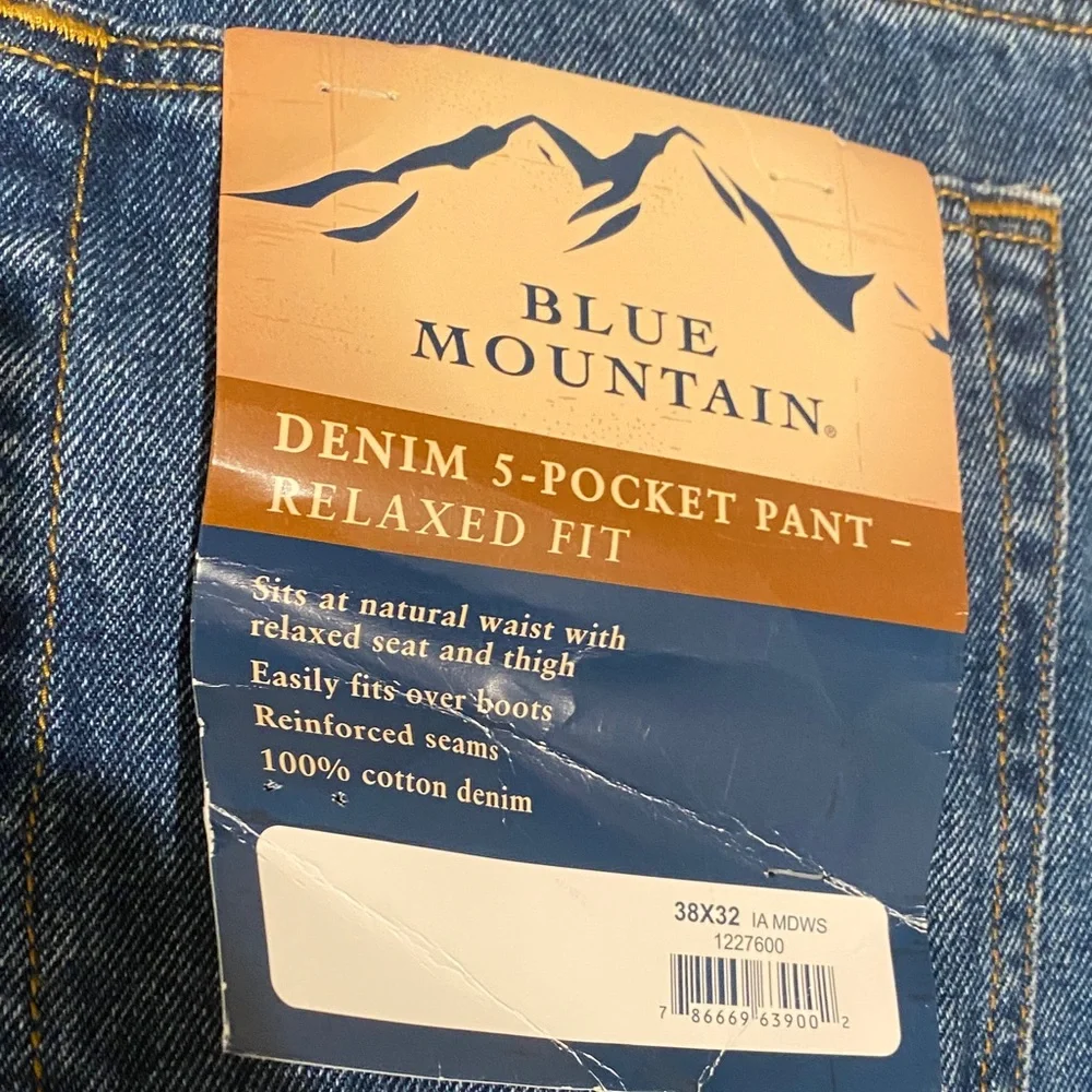 Classic Blue Relaxed Fit Jeans - Picture 2 of 3